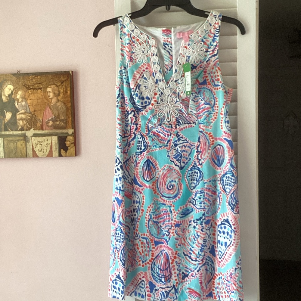 Lilly Pulitzer Multicolor Floral Scroll Embroidered Tunic